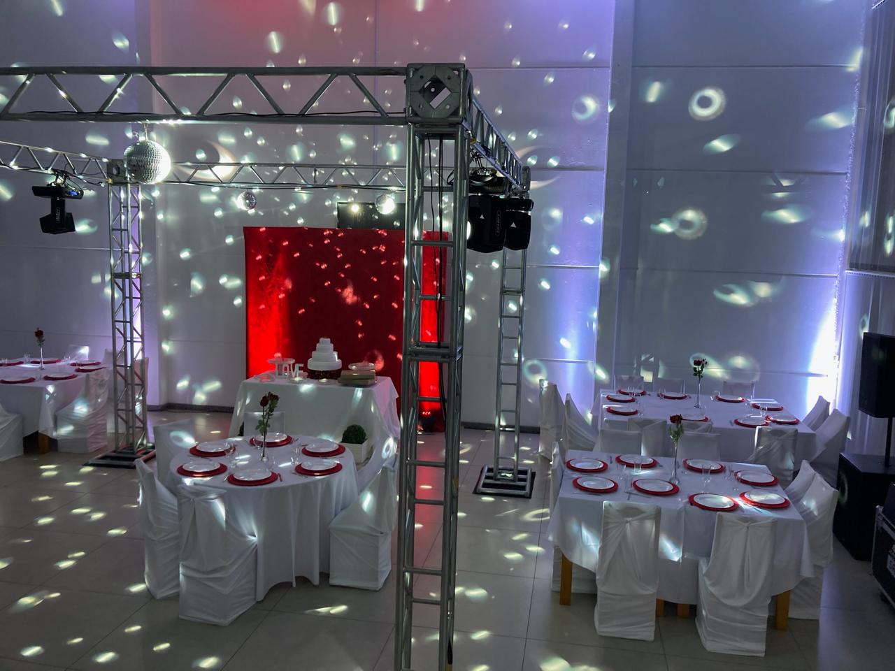 Ambiente do salão de eventos